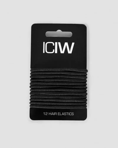 ICIW Hárteygjur 12 Pack Black