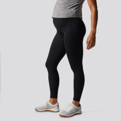 Born Primitive Maternity Leggings W Pockets Svartar
