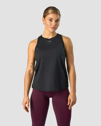 ICIW High Neck Tank Top Black