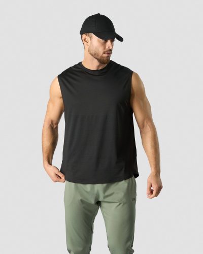 ICIW Stride Sleeveless T-shirt Men Black