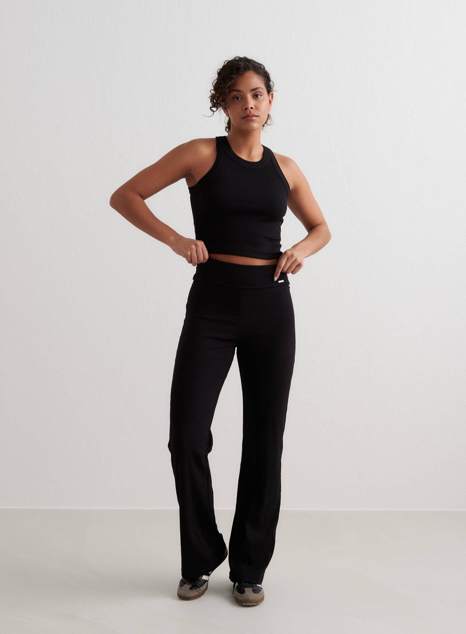 3.BLACK MELANGE EASE PANTS_1972