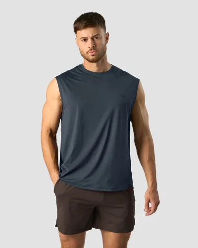 ICIW Stride Sleeveless T-shirt Men Navy