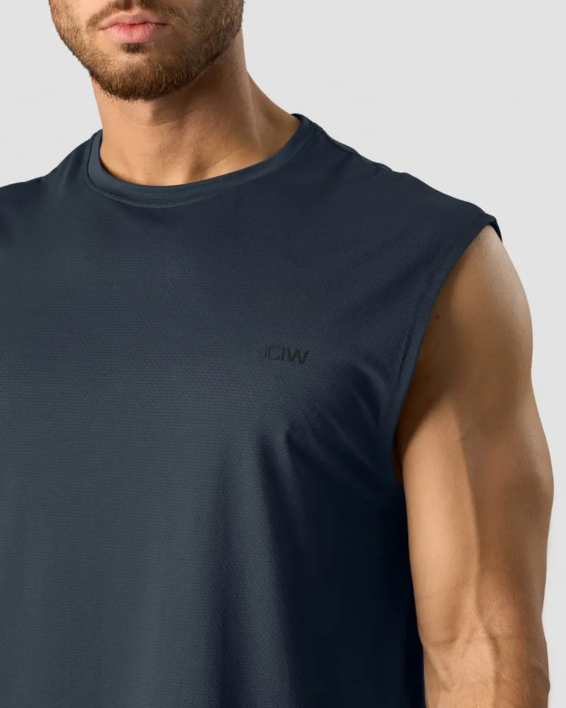 ICIW Stride Sleeveless T-shirt Men Navy3