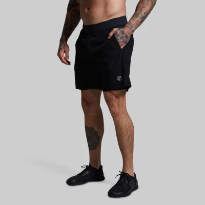 Born Primitive Versatile Short W/ Compression 9inch Svartar