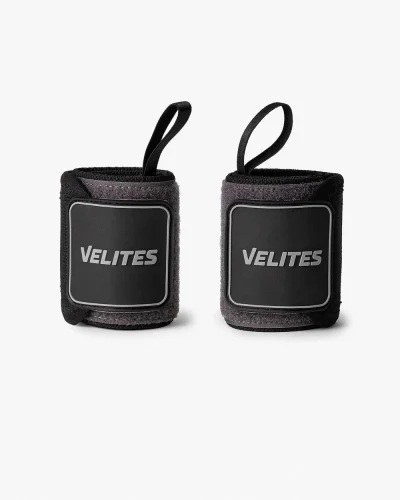 Velites Nylon Úlnliðsstrappar Svartir og Gráir