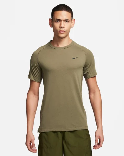 Nike Flex Rep Dri-FIT Short-sleeve Fitness Top Olive Karla