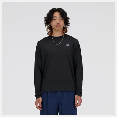New Balance Men's Athletics Long Sleeve Black