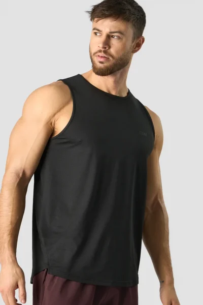 ICIW Stride Tank Top Karla Svartur