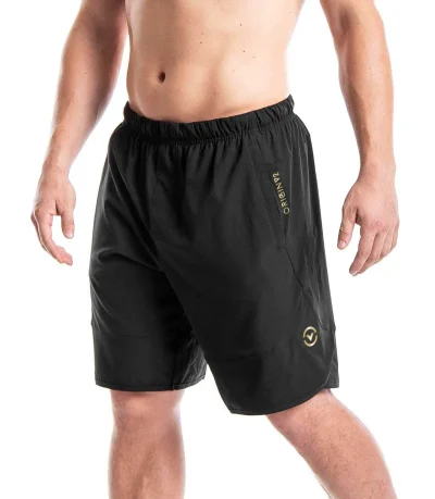 Virus Origin 9inch Stuttbuxur Black/Gold Karla