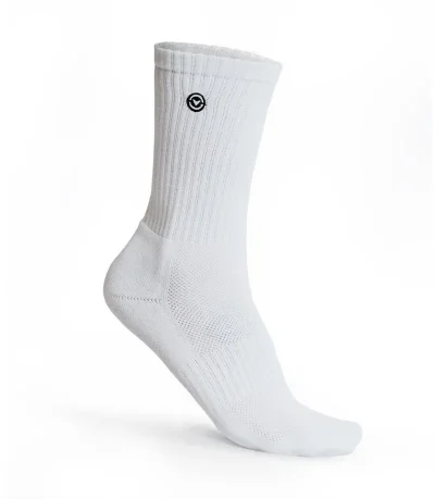Virus Everyday Crew Sock Hvítir (3 Pör)