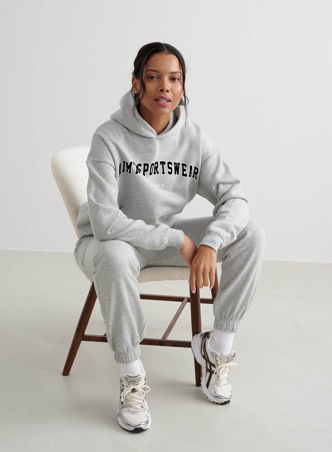 6.GREY MELANGE VARSITY SWEAT HOOD_0224