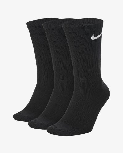 Nike Everyday Lightweight Sokkar Svartir 3 Pör