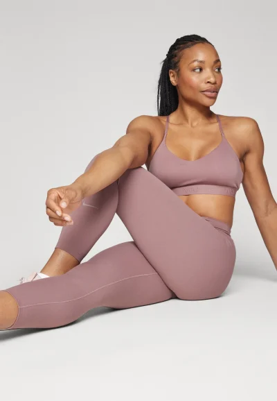 Nike Dri-FIT One Smokey Mauve/White Tights