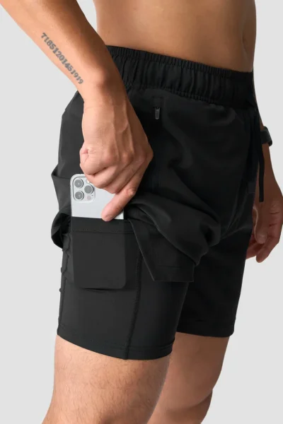 ICIW Endurance 2-in-1 Shorts Men Black