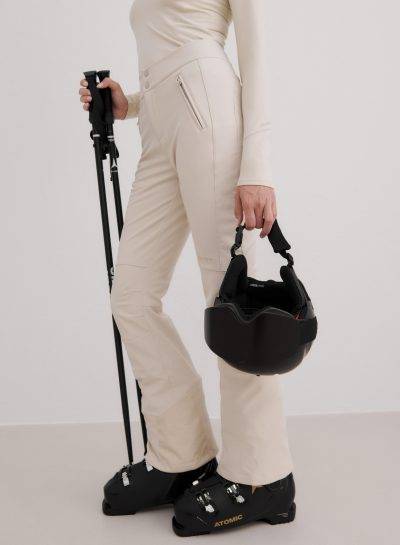 aimn Cafe au lait Stretch Thermo Pants