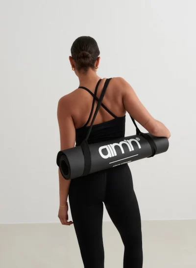 aimn Black Edge Yoga Mat