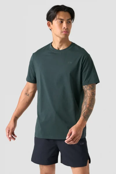 ICIW Everyday Cotton T-Shirt Men Dark Green