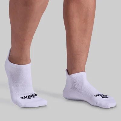 Born Primitive Performance Ankle Sock Hvítir