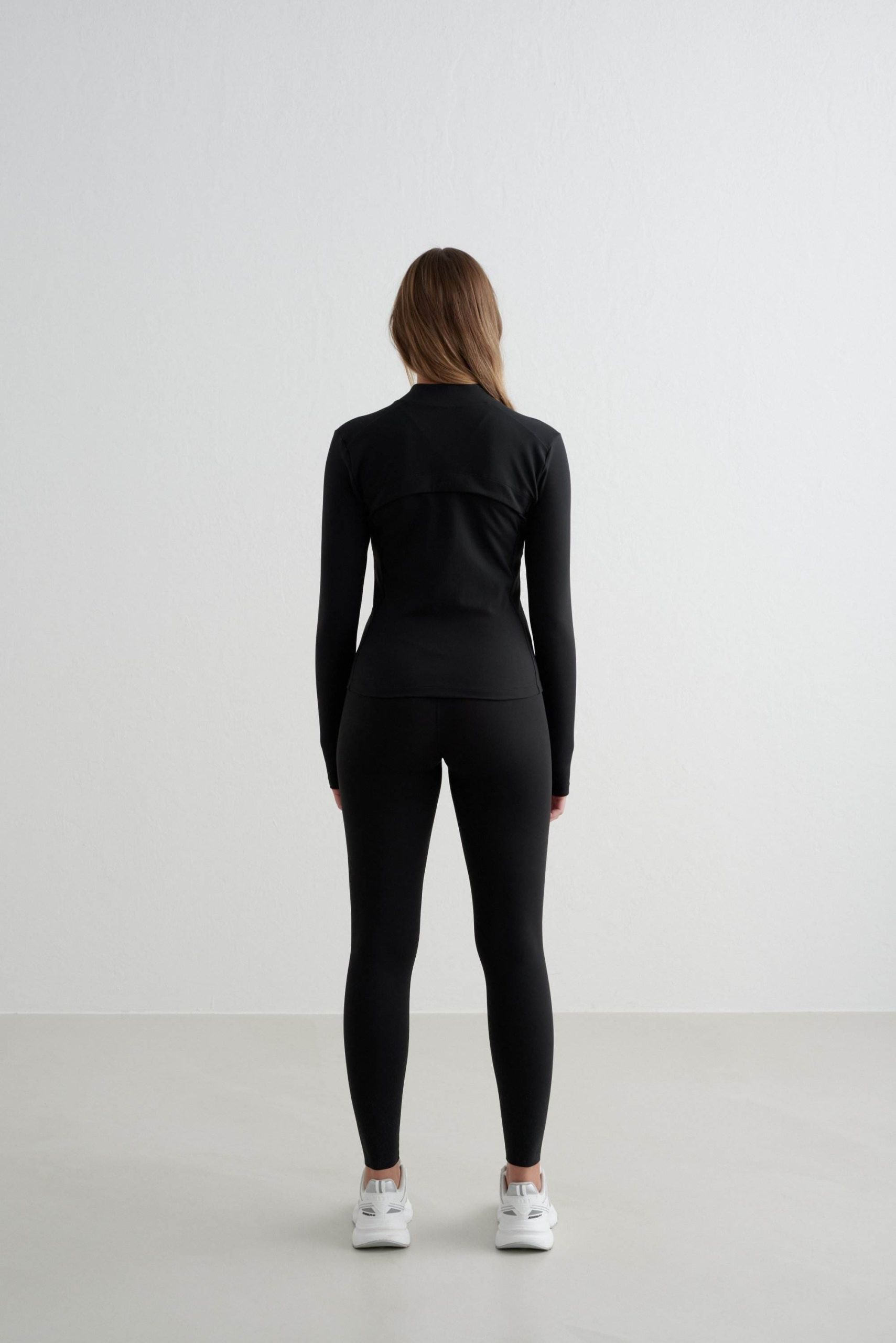 BLACK SENSE ZIP JACKET_0612