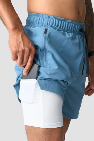 ICIW Endurance 2-in-1 Shorts Men Light Teal
