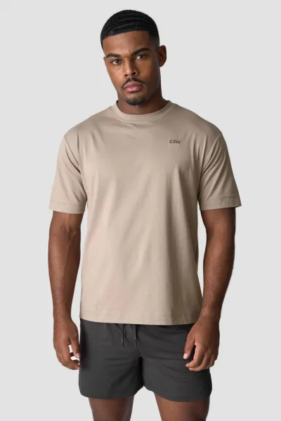 ICIW Everyday Cotton T-Shirt Men Greige