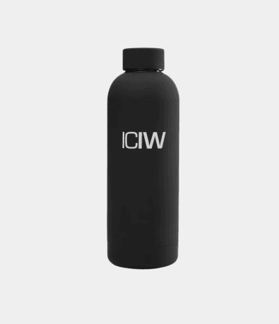 ICIW Insulated Water Bottle 500Ml Svört