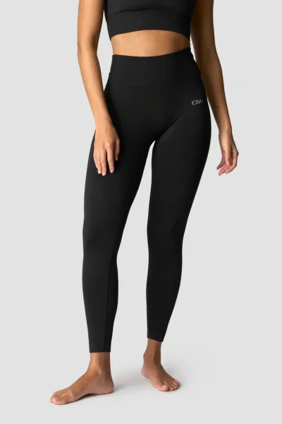 ICIW Soft Seamless Tights Svartar