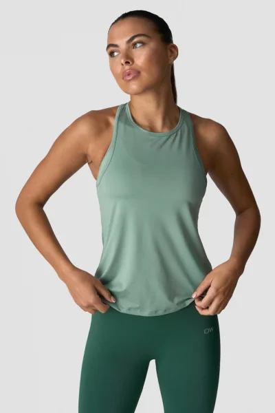 ICIW High Neck Tank Top Light Moss