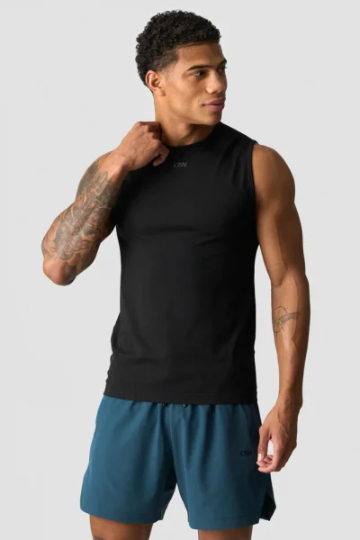 ICIW Sculpt Seamless Tank Top Svartur