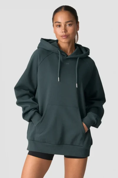 ICIW Everyday Hoodie Dark Green Kvenna