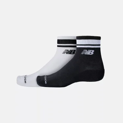 New Balance Run Repreve Ankle Sokkar Svartir og Hvítir