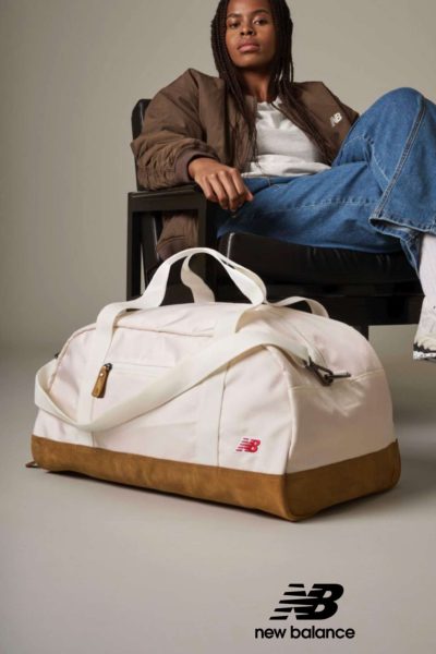 New Balance Legacy Icon Duffle Bag Linen White