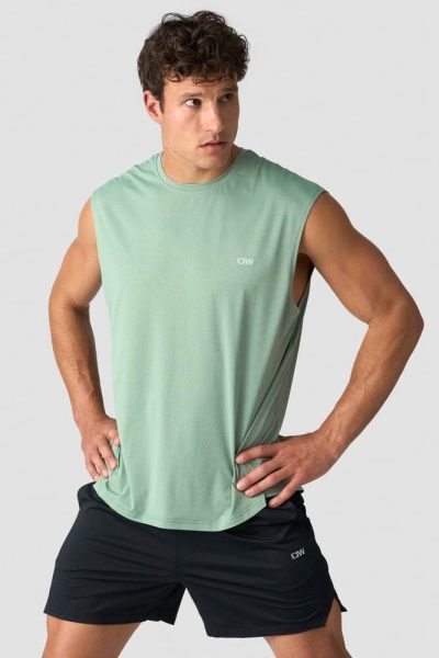 ICIW Stride Sleeveless T-shirt Men Light Moss