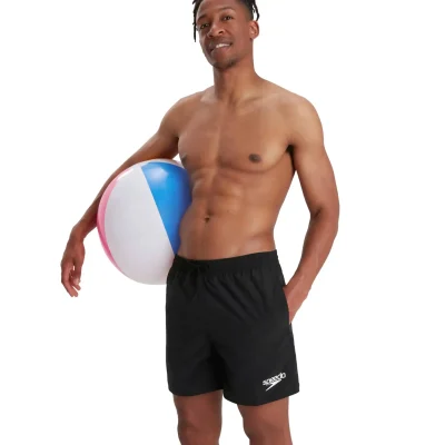 Speedo Essentials 16inch Sundstuttbuxur Svartar Karla
