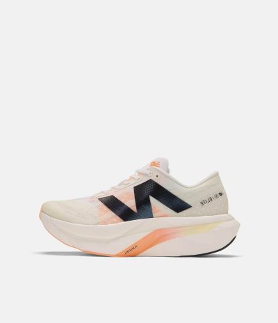 New Balance FuelCell SuperComp ELITE v4 Hvítir og Mango Kvenna
