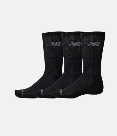 New Balance Performance Basic Crew Socks 3 Pack Svartir
