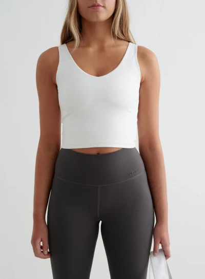 aimn White Sense Bralette