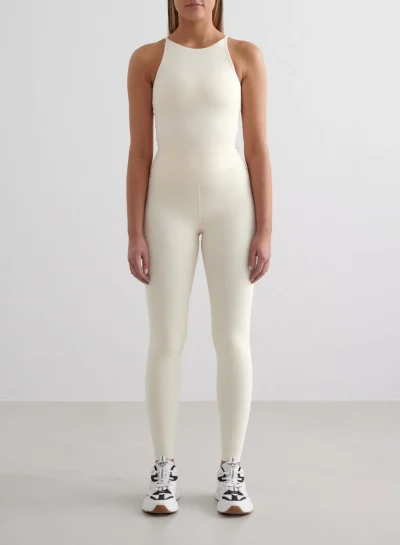 aimn Almond White Sense Tights