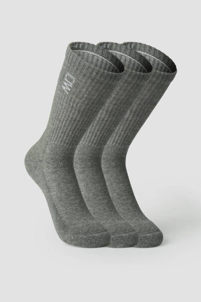 ICIW Training Socks 3-pack Light Grey Melange