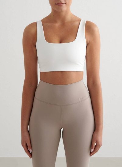 aimn White Sense Bra