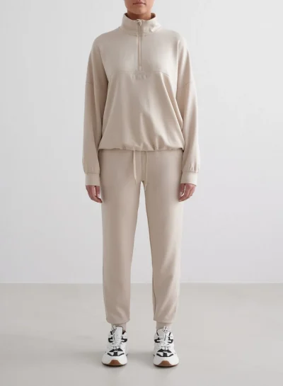 aimn Cafe Au Lait Comfy Modal Pants