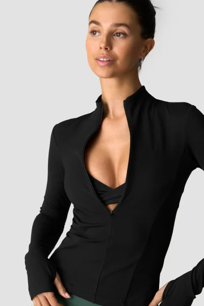 ICIW Nimble 1/2 Zip Long Sleeve Black