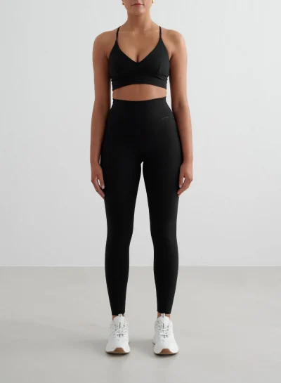 aimn Black Sense Tights