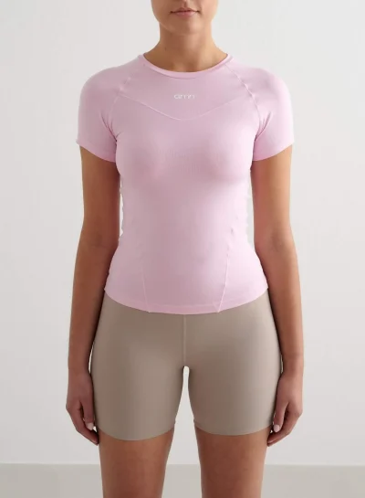 aimn Cotton Candy Soft Basic Short Sleeve