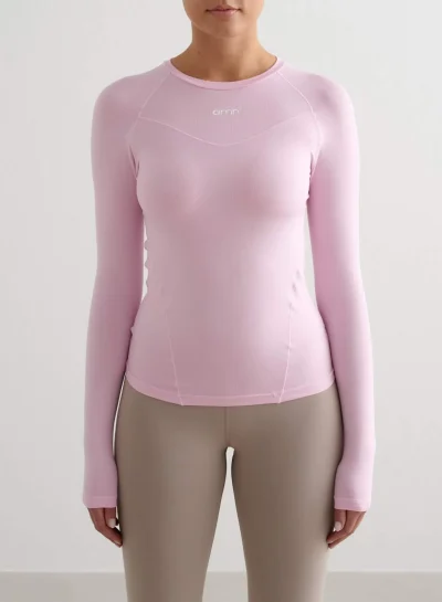 aimn Cotton Candy Soft Basic Long Sleeve