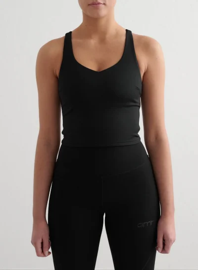 aimn Black Sculpting FIT Strappy Bralette