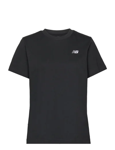 New Balance Sport Essentials Jersey T Shirt Svartur Kvenna