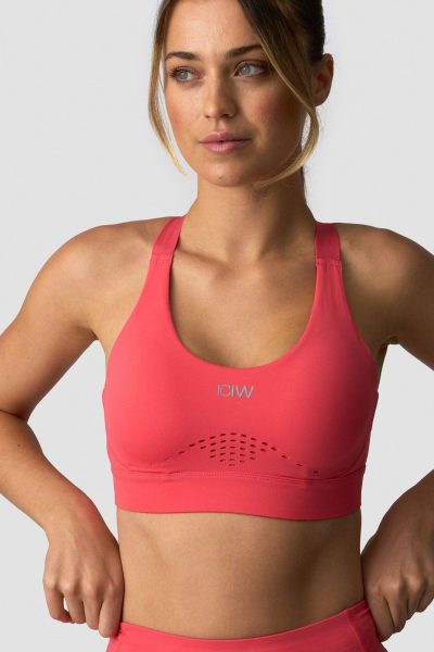 ICIW Essential High Intensity Sports Bra Dark Pink Peach