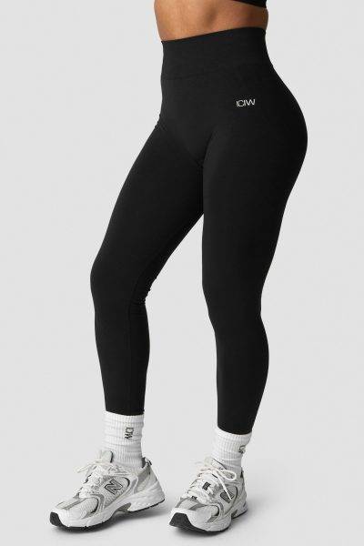 ICIW Smooth Seamless Tights Black