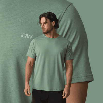 ICIW Stride T-shirt Drirelease Light Moss Karla